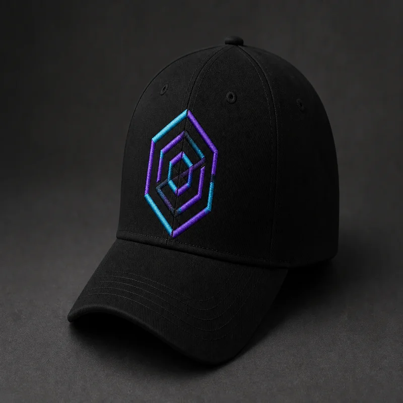 AI-generated design on cap