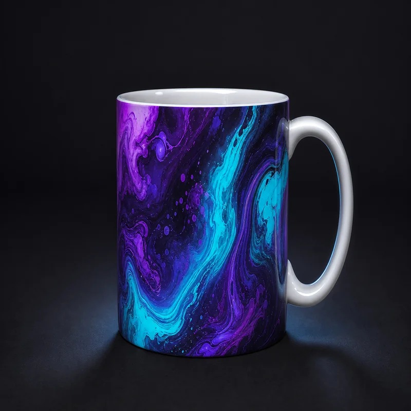 AI-generated design on mug
